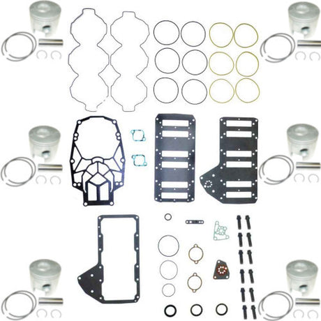 Powerhead Rebuild Kit - Mercury / Mariner 3L Optimax Single Roller Center Mains