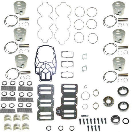 Powerhead Rebuild Kit - Mercury / Mariner 3L Optimax Single Roller Center Mains Round Pocket