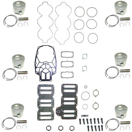 Powerhead Rebuild Kit - Mercury / Mariner 3L Optimax Single Roller Center Mains Round Pocket