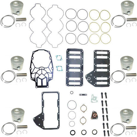 Powerhead Rebuild Kit - Mercury / Mariner 3L Optimax Double Roller Center Mains Round Pocket