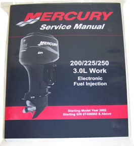 Mercury Service Manual 200-250hp 3.0L EFI 02-up